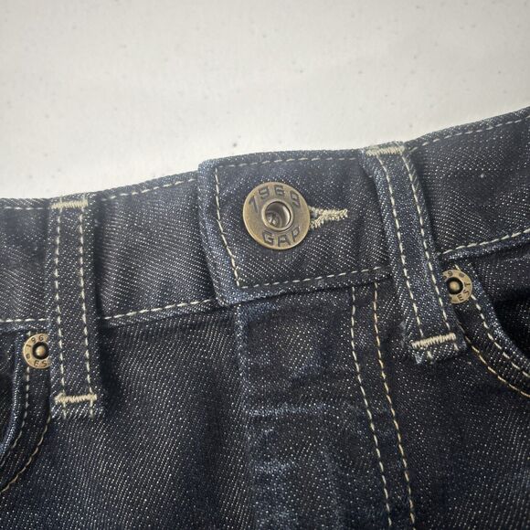 GAP Skirt Womens 2 Dark Blue Frayed Hem Denim Jean 90s Y2K - Picture 3 of 7